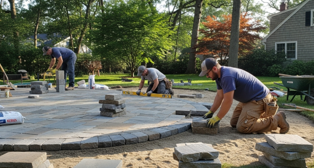 patio installation in oyster bay