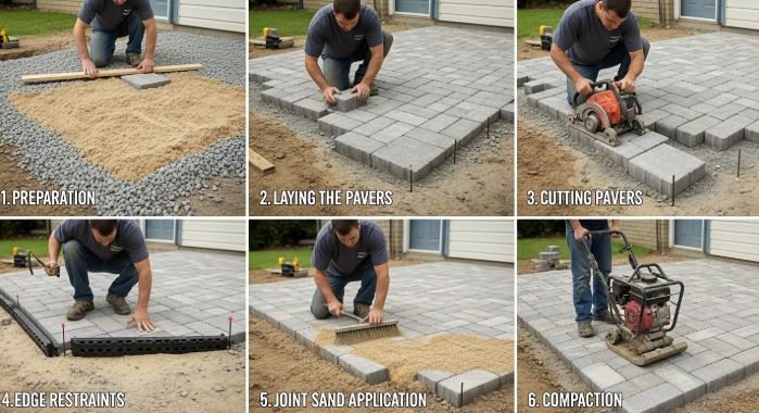 How to Install Interlocking Pavers