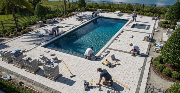 Pool Deck Paver Installation Design Considerations